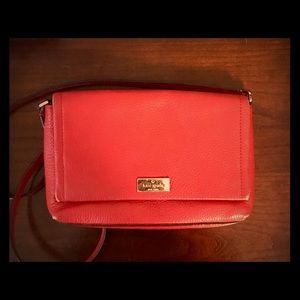 Red Kate Spade cross body bag